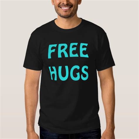 Blue Male Free Hugs Shirt Zazzle