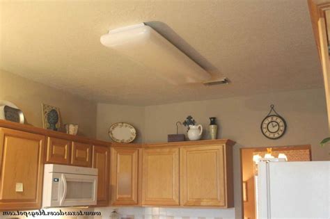 Close to ceiling light fixture type. Removing Fluorescent Lights In Kitchen | Kitchen lighting ...