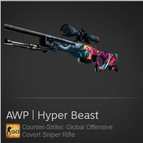 Csgo Awp Hyper Beast Minimal Wear Video Gaming Video Game Consoles