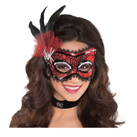 Adults Womens Man Venetian Spider Eye Mask Masquerade Ball Fancy Dress