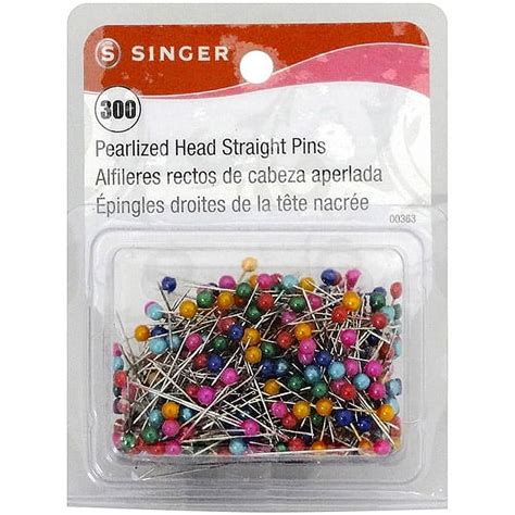 Singer Pearlized Straight Pins Size 24 300pkg