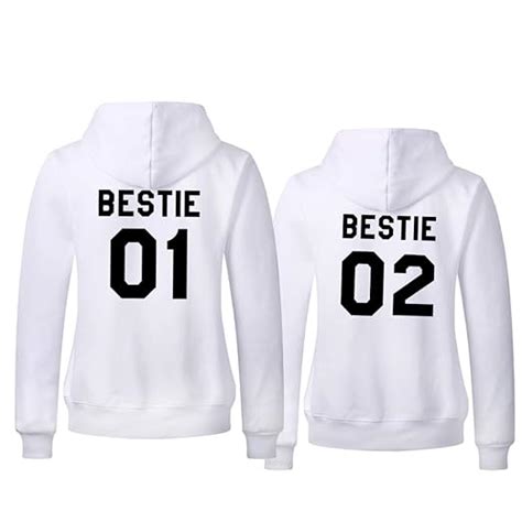 Buy Best Friend Hoodies Set For 2 Matching Bff Sweatshirts Pullover For