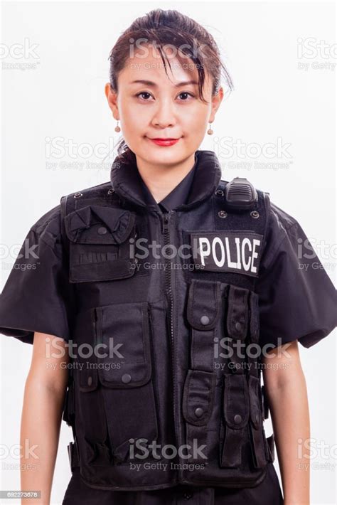 Chinese Female Police Officer Stock Photo Download Image Now