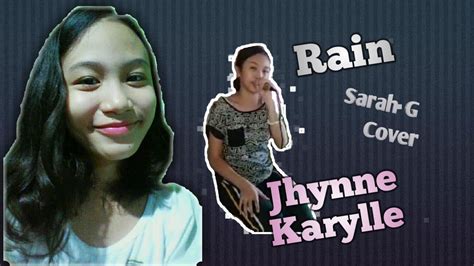 Rain Sarah Geronimo Jhynne Karylle Youtube