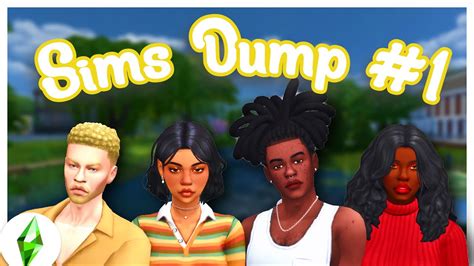 Sims Dump 1 🎆 Maxis Match Cc Download Sims 4 Cas Youtube