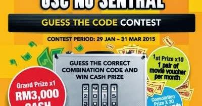 Nu sentral is easily accessible from kl sentral, which is malaysia's largest rail transport hub with a nu sentral houses local and international retail outlets including parkson, sam groceria, hush opening hours: GSC NU Sentral Opening - Guess the Code Contest - Malaysia ...