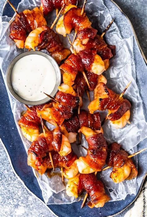 Maybe you would like to learn more about one of these? Easy Bacon Wrapped Shrimp Appetizer Recipe - VIDEO!!