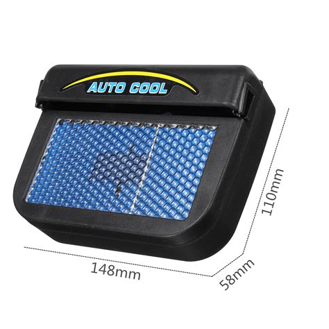 Solar Power Car Window Auto Air Vent Cool Fan Cooler Ventilation Syste