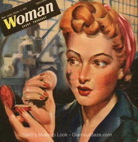 The History Of 1940s Makeup 1940 To 1949 Glamour Daze