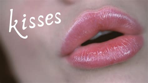 asmr ️ kisses up close 💋 4k youtube