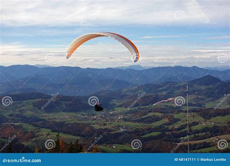Paragliding Editorial Photo Image Of Paraglider Excitement 68147111