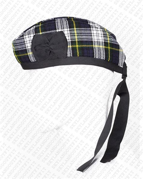 Scottish Glengarry Hat Highlander Traditional Balmoral Cap Accessory In