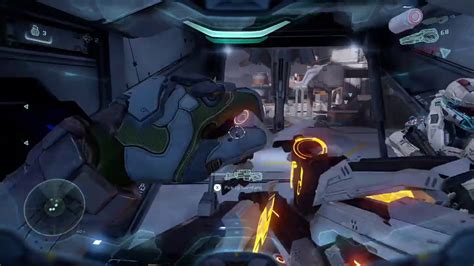 Halo 5 Guardians Campaign Mission 4 Gameplay Clip Youtube
