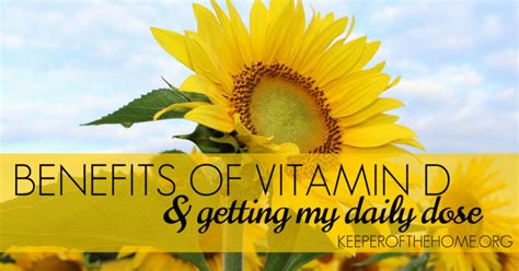 Benefits Of Vitamin D And How Im Getting My Daily Dose Vitamins