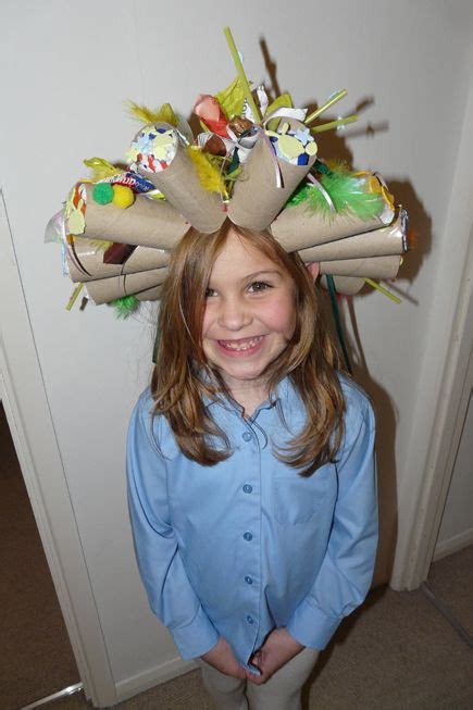 Awesome Hat Recycled Costumes Crazy Hats Hat Crafts