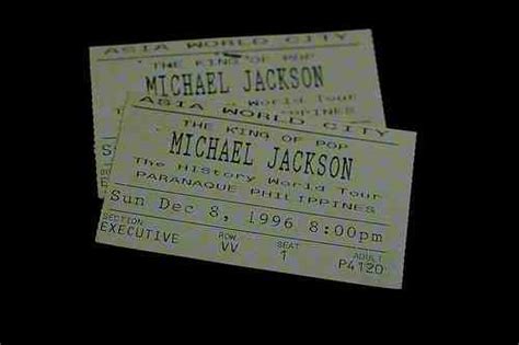 History Tour Tickets Michael Jackson Photo 27936490 Fanpop