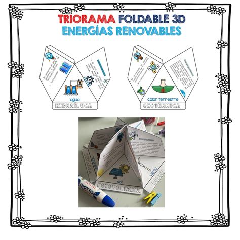 Foldable 3d Triorama EnergÍas Renovables