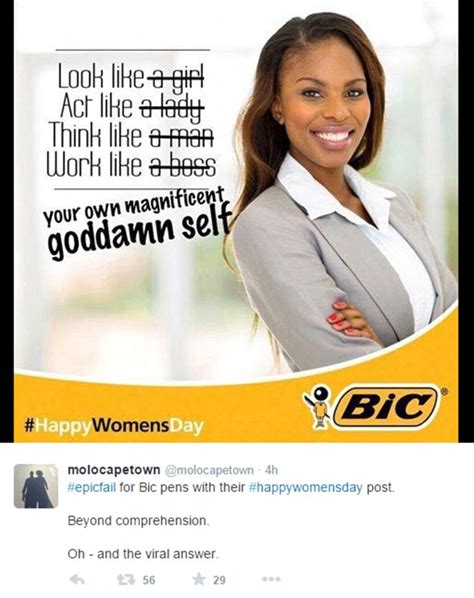 Bic S Sexist Women S Day Advert But Stationery Company Defends It As Empowering Daily