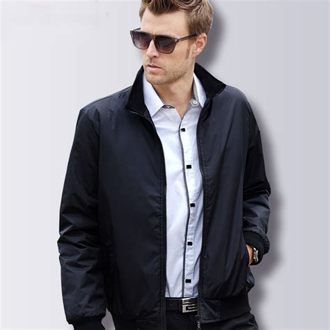 New 2018 Mens Casual Business Jackets Lightweight Zipper Jackets