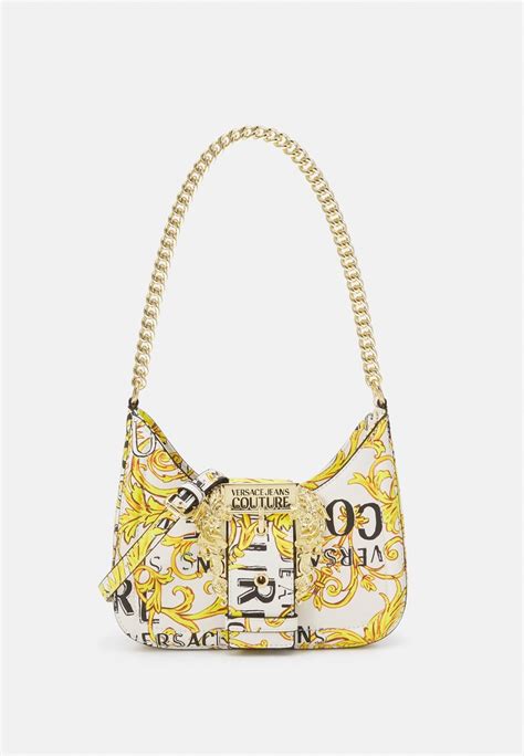 versace jeans couture couture sketch bags handtasche white gold weiß zalando at
