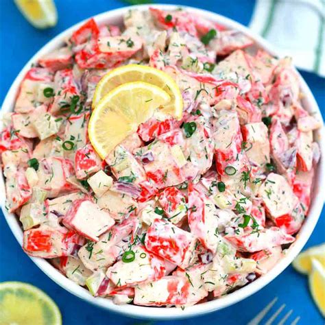Imitation Crab Salad Recipe Old Bay Crab Salad Recipe Dinner At The