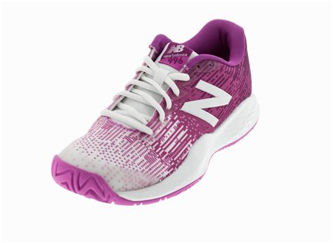 Tennis Express New Balance Juniors 996v3 Tennis Shoes White And Pink