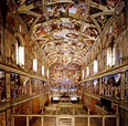 The Sistine Chapel with frescos by the greatest Renaissance artists
