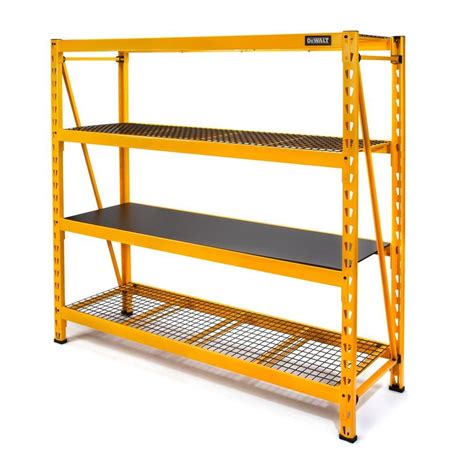 The Dewalt Dxst10000 6 Foot Tall 4 Shelf Industrial Rack Provides