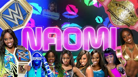 Naomi Trinity Fatu Step Moms Fenty Wrestler Naomi Champion Married African Neon Signs