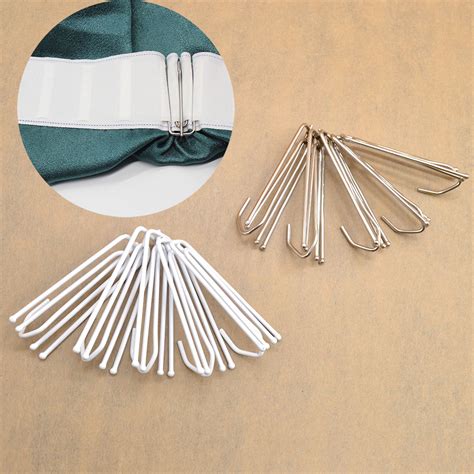 5pcs Stainless Steel Curtain Pleat Prong Forks Hook Drapes Curtain