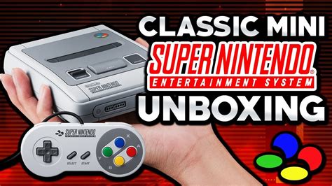 Snes Classic Edition Unboxing Super Nes Mini European Version Europe