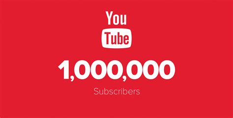 1000000 Youtube Abonnenter