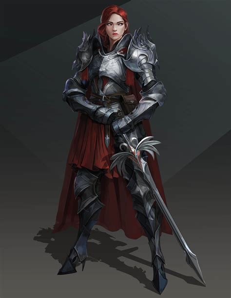 Artstation Medieval Female Warrior