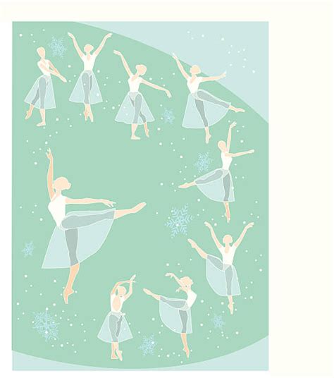 Nine Ladies Dancing Illustrations Royalty Free Vector Graphics And Clip