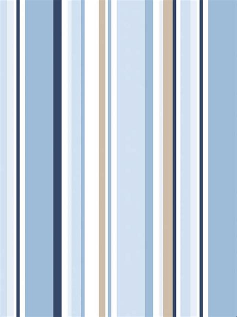 Step Stripe Navy Blue Beige Wallpaper Jj38046 By Patton Norwall Wallpaper