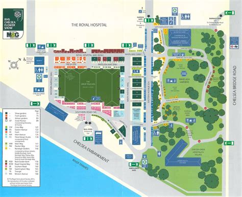 Chelsea Flower Show Map Gadgets 2018