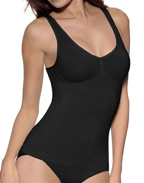 Seamless Cami Vest Top Tummy Control Slimming Bodyshaper Size S Xl