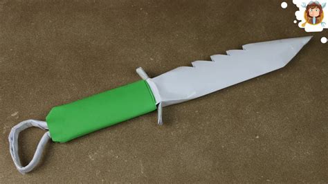 How To Make A Paper Knife Mini Sword Knife Combat Knives Knife