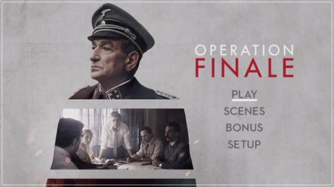 Operation Finale 2018 Dvd Menus