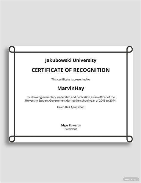 Free University Certificate Templates And Examples Edit Online And Download