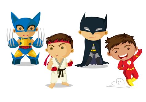 Batman Cute Vector Art Icons And Graphics For Free Download