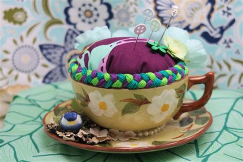 Handmade Teacup Pincushions The Creative Cottage