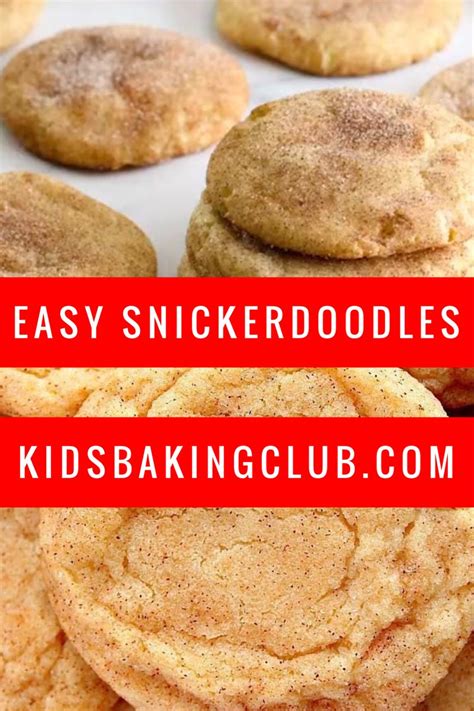 1 cup unsweetened coconut flakes. Snickerdoodles | Kids Baking Club | Recipe in 2020 ...