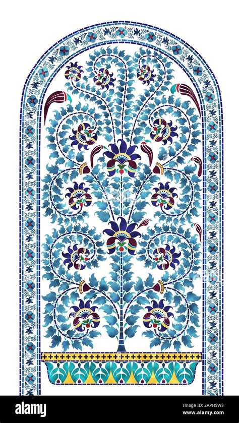 A Very Beautiful Floral Design From Islamic Art A Hd Image For Digital