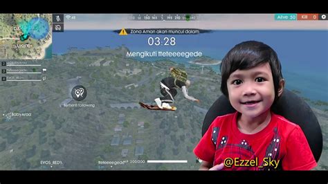 Bocah Paud Main Ff Lucu Gemes Imut Sky Free Fire Kocak Youtube