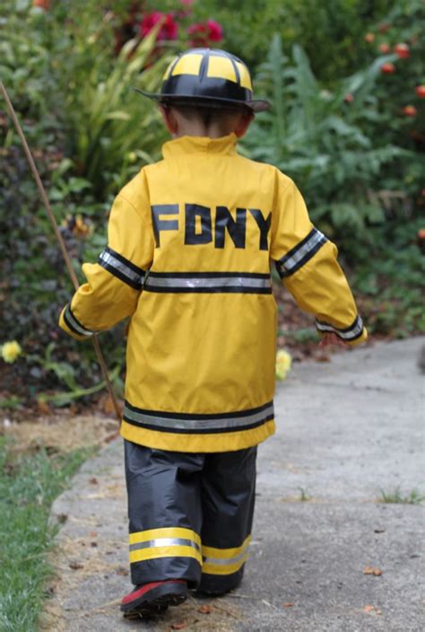 Brothers learn to share and play pretend with fire man costume, fire trucks, & fire station DIY Halloween: A Firefighter + His Dalmatian | Firefighter costume, Halloween diy, Firefighter