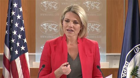 Department Of State Press Briefing With Spokesperson Heather Nauert