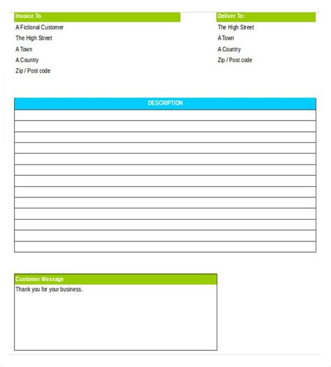 11 Delivery Order Templates Word Excel And Pdf Templates