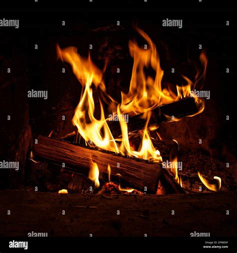 Burning Firewood Fire And Charcoal Texture Stock Photo Alamy