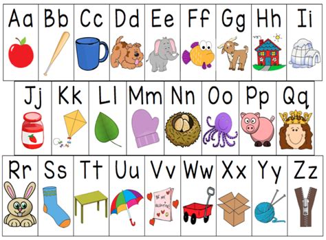 Reading kindergarten kids books will get your little one excited, as they are helpful in making learning easier. Rigsby, Mallory- Kindergarten / ABC Chart